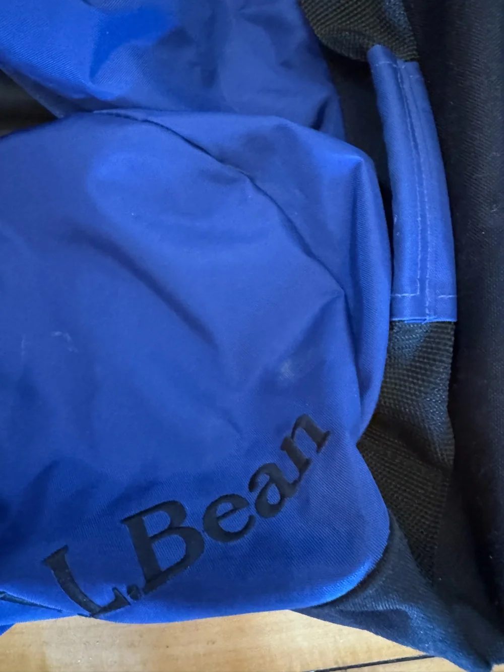 L.L. Bean Blue Adventure Rolling Duffle